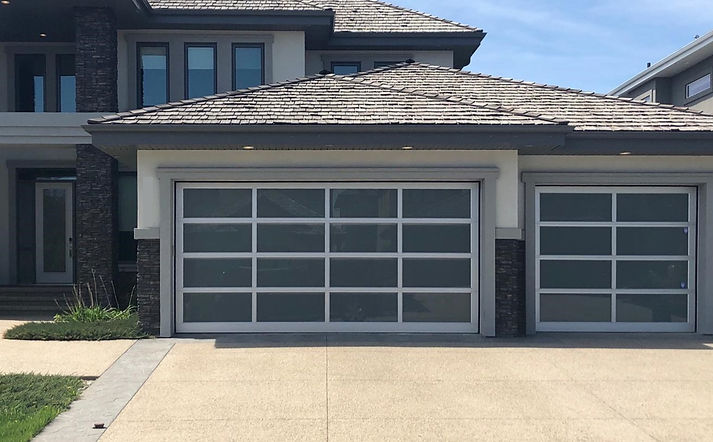 Iceberg Overhead Doors service van in Edmonton