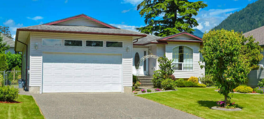 Garage door installation in Devon