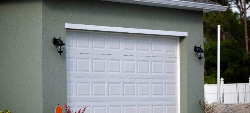 commercial garage door installation in Devon