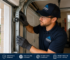 Garage door track and roller inspection during preventive maintenance