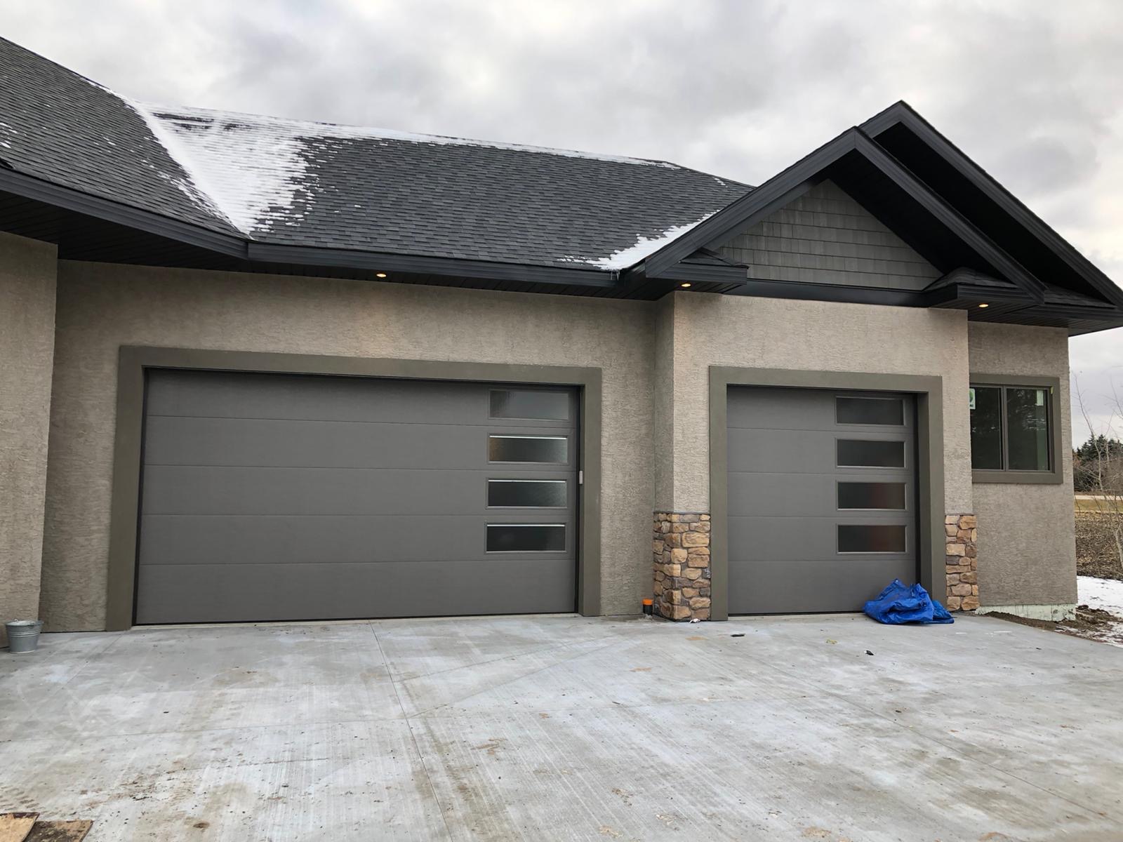 Garage door after the first project