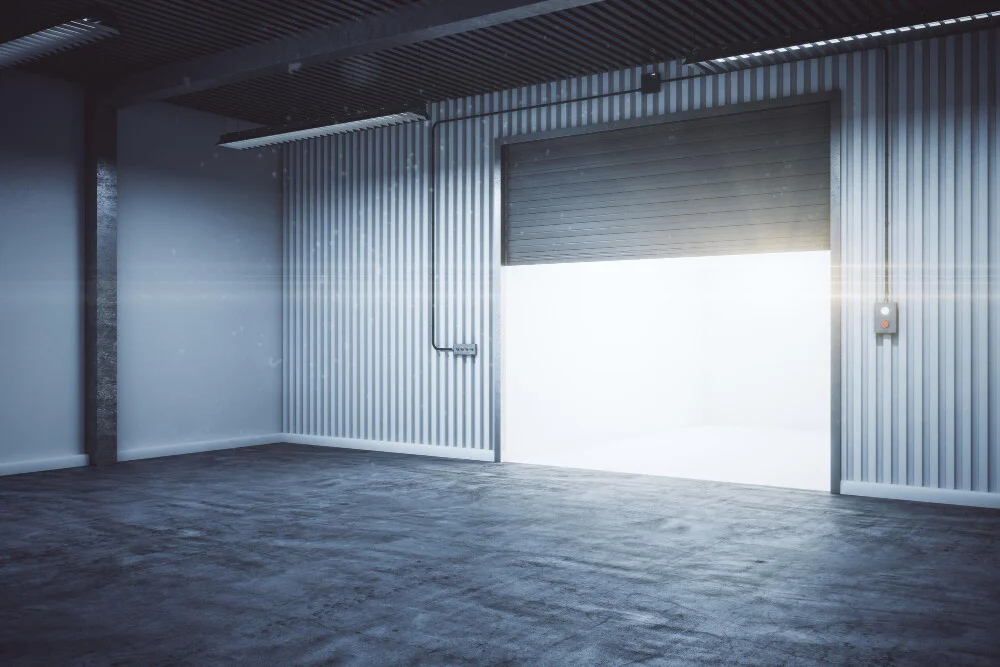 Commercial garage door installation in Edmonton